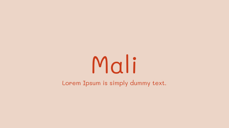 Mali Font Family