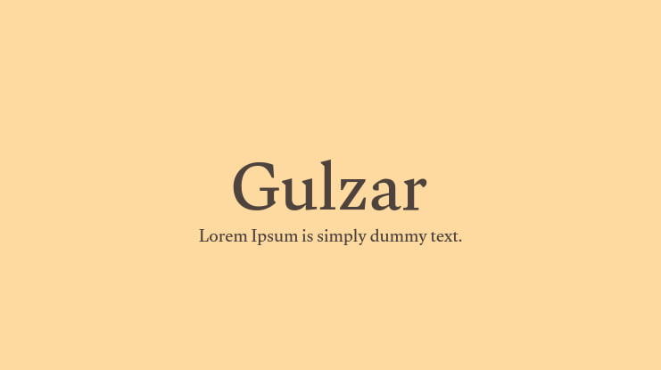 Gulzar Font