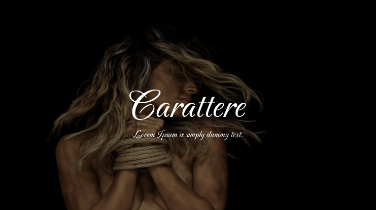 Carattere Font