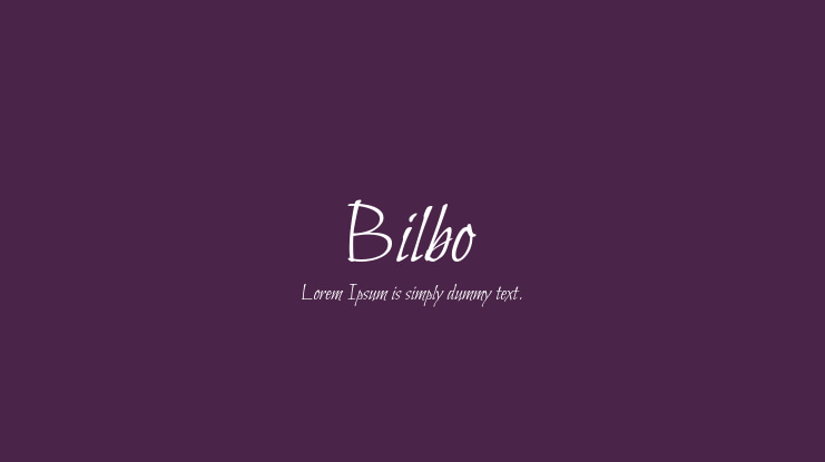 Bilbo Font