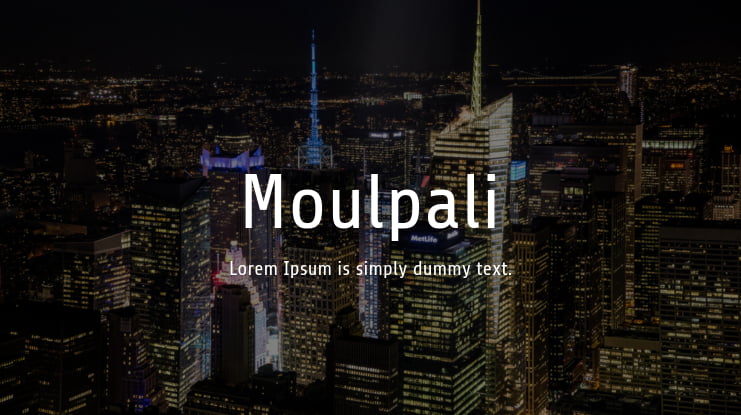Moulpali Font