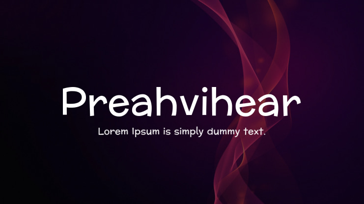 Preahvihear Font