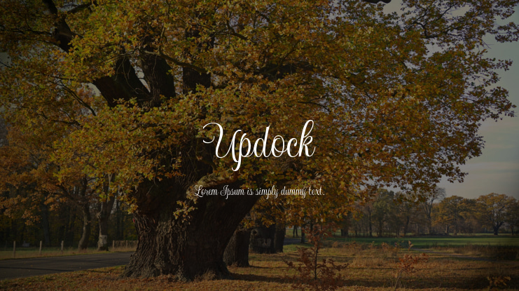Updock Font