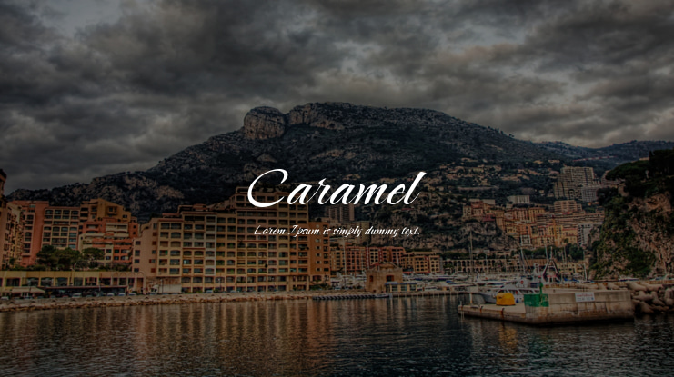 Caramel Font