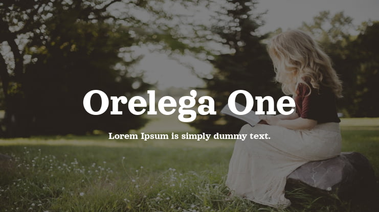 Orelega One Font