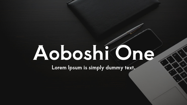Aoboshi One Font