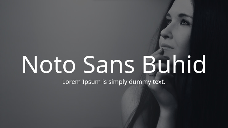 Noto Sans Buhid Font
