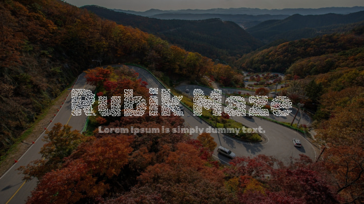 Rubik Maze Font
