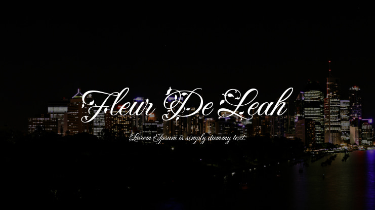 Fleur De Leah Font