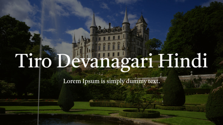Tiro Devanagari Hindi Font Family