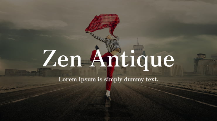 Zen Antique Font