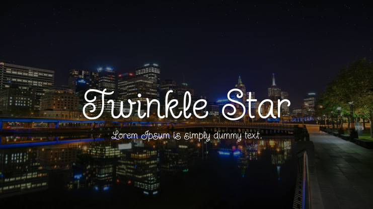 Twinkle Star Font