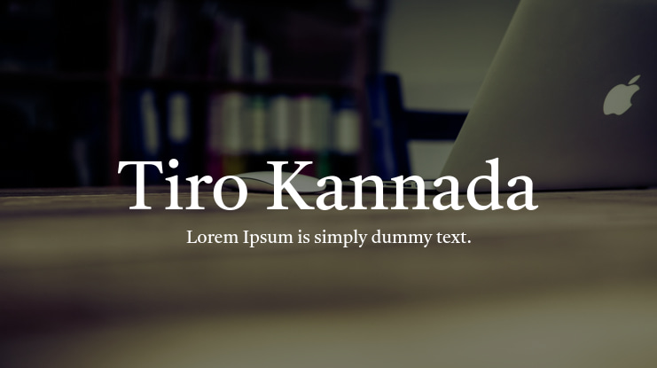 Tiro Kannada Font Family