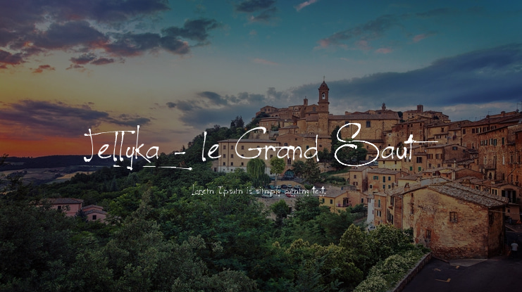 Jellyka - le Grand Saut Font Family