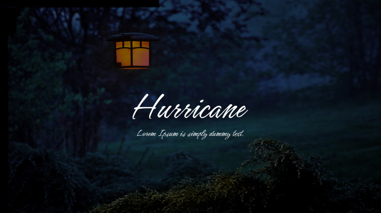 Hurricane Font