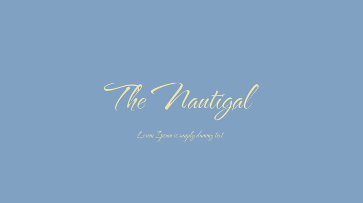 The Nautigal Font Family