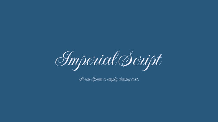 Imperial Script Font