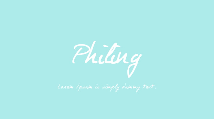 Philing Font