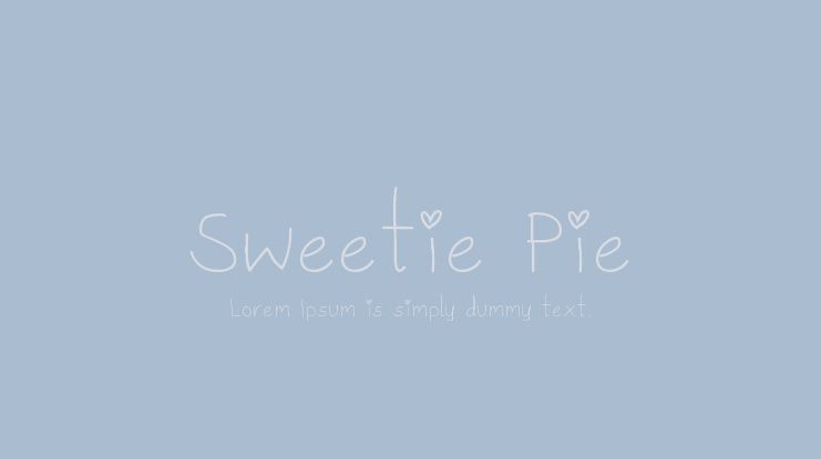 Sweetie Pie Font