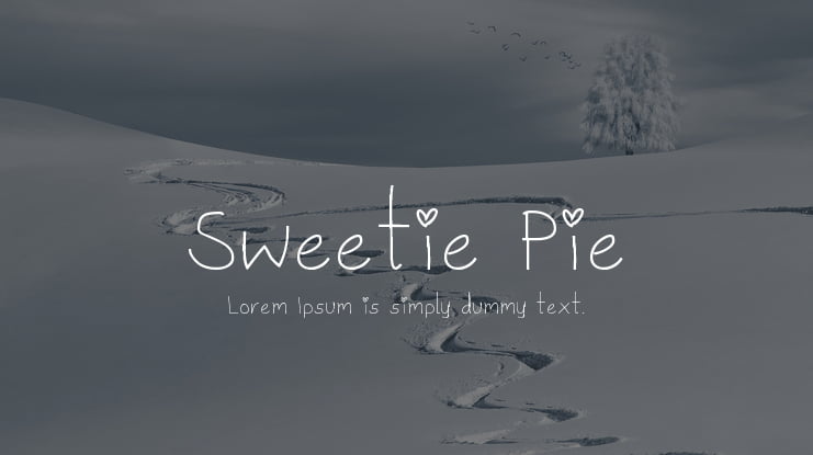 Sweetie Pie Font