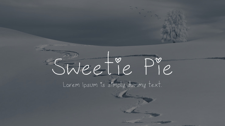 Sweetie Pie Font