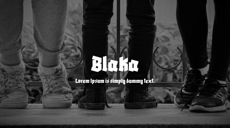 Blaka Font Family