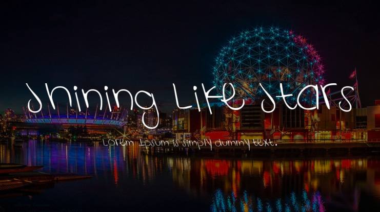 Shining Like Stars Font