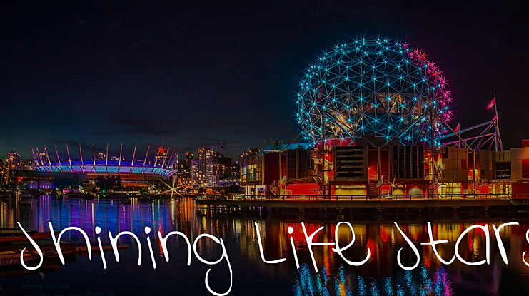 Shining Like Stars Font