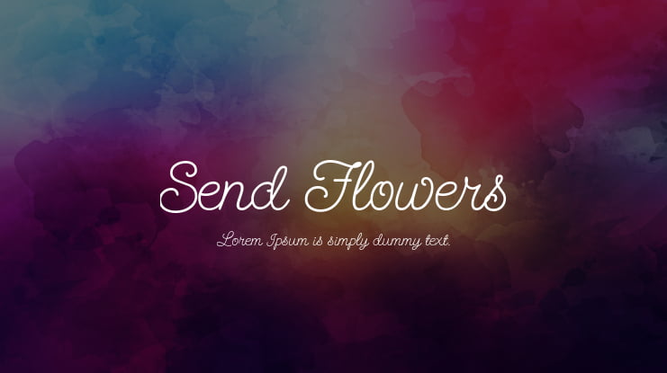 Send Flowers Font