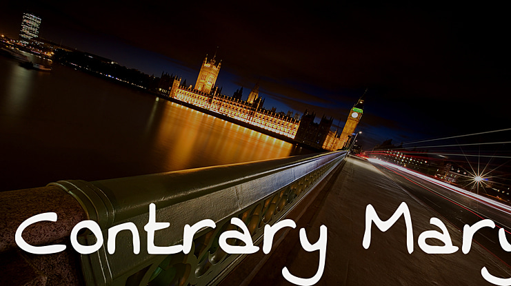 Contrary Mary Font
