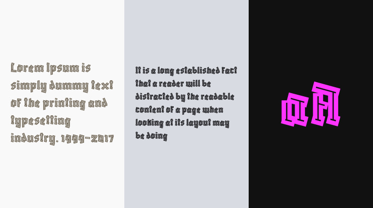 Blaka Hollow Font Family