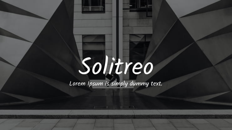 Solitreo Font