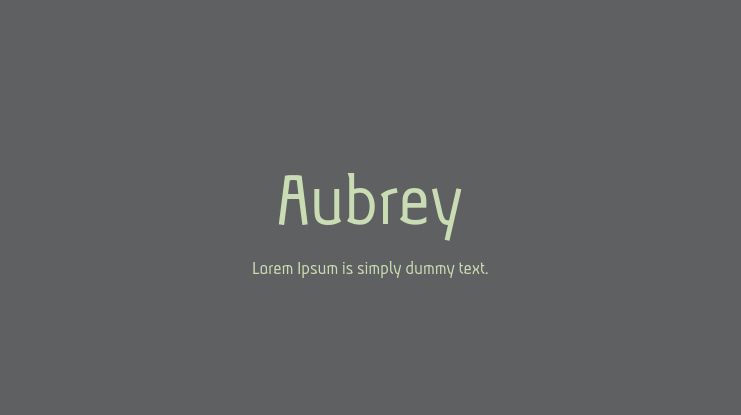 Aubrey Font