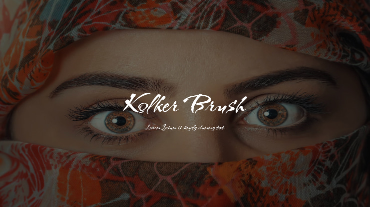 Kolker Brush Font