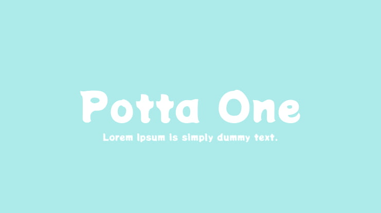 Potta One Font