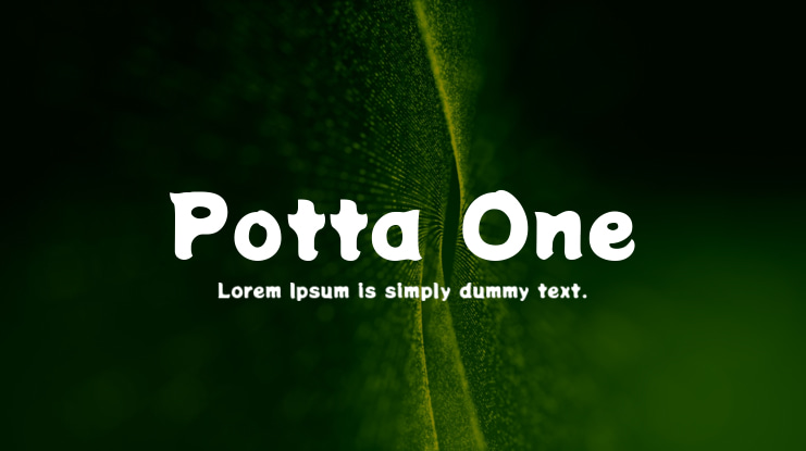 Potta One Font