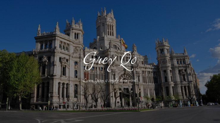 Grey Qo Font