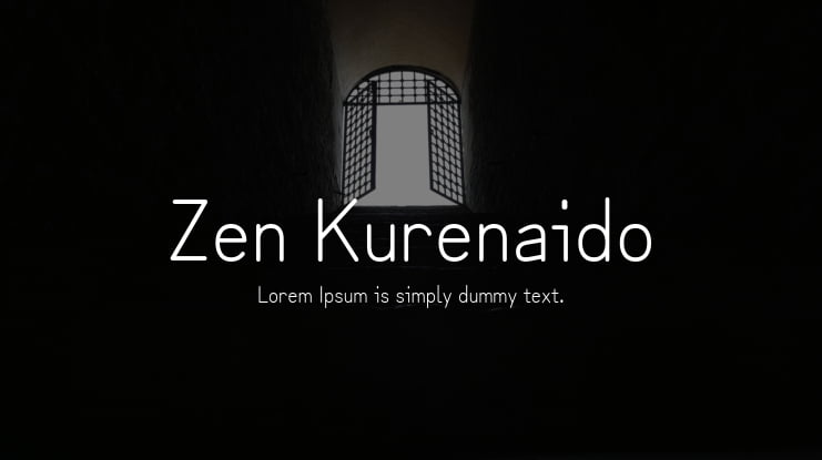 Zen Kurenaido Font