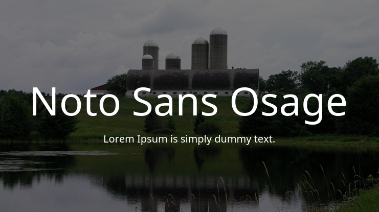 Noto Sans Osage Font