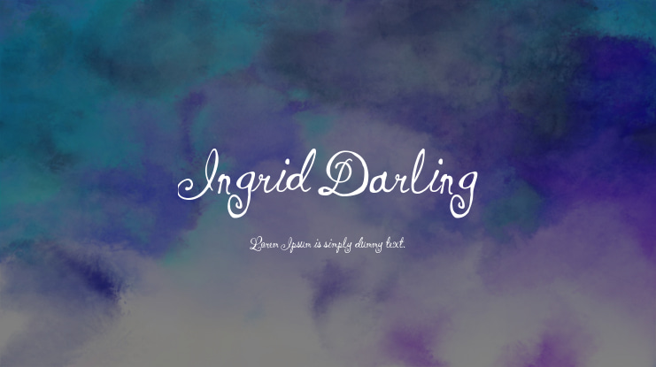 Ingrid Darling Font