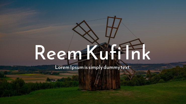 Reem Kufi Ink Font
