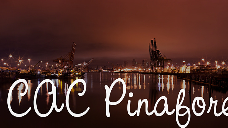 CAC Pinafore Font