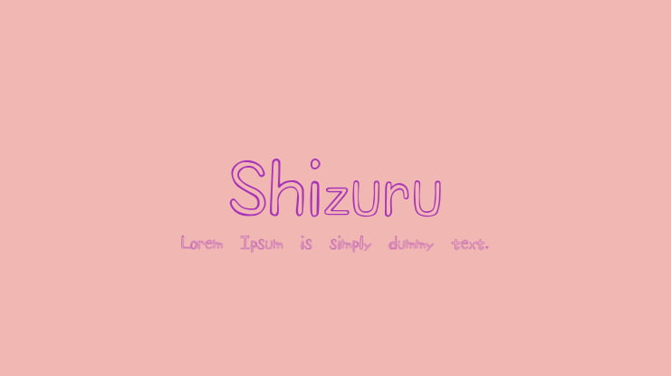 Shizuru Font