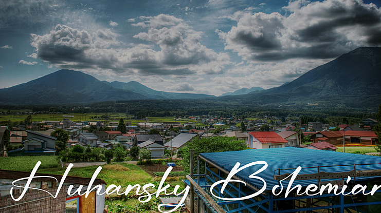 Huhansky Bohemian Font