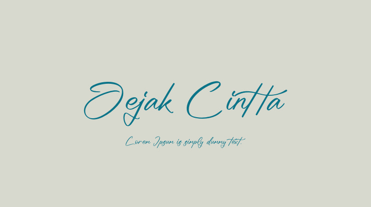 Jejak Cintta Font