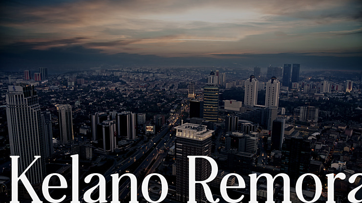 Kelano Remora Font