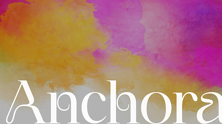 Anchora Font