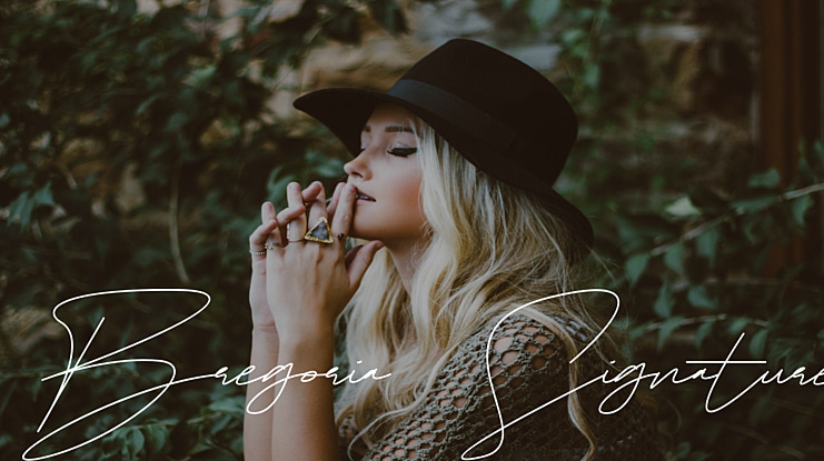 Bregoria Signature Font