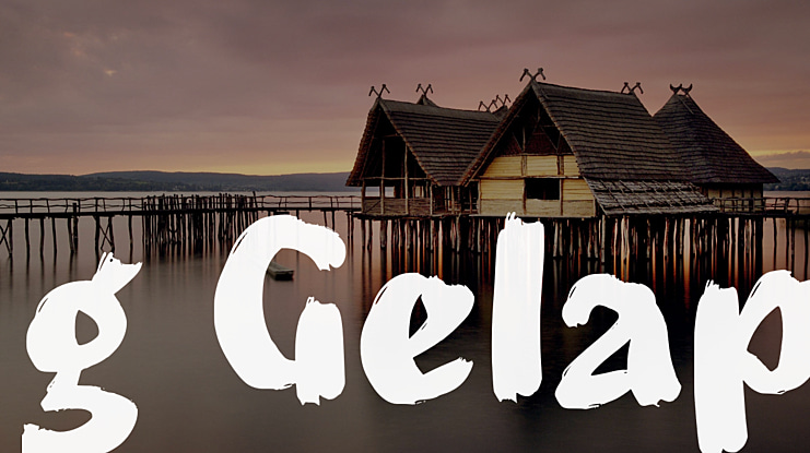 g Gelap Font