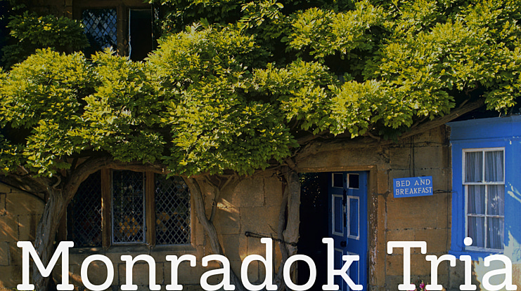 Monradok Trial Font